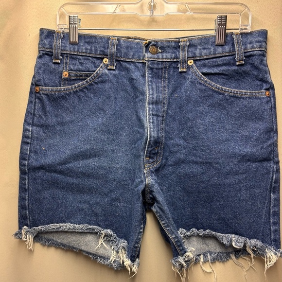 Levis Vintage Denim 517 Cutoffs Shorts Zipper 34X30 - Picture 6 of 8
